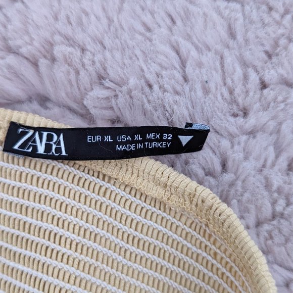 NWOT Zara Crop Bustier Size XL - Picture 3 of 4